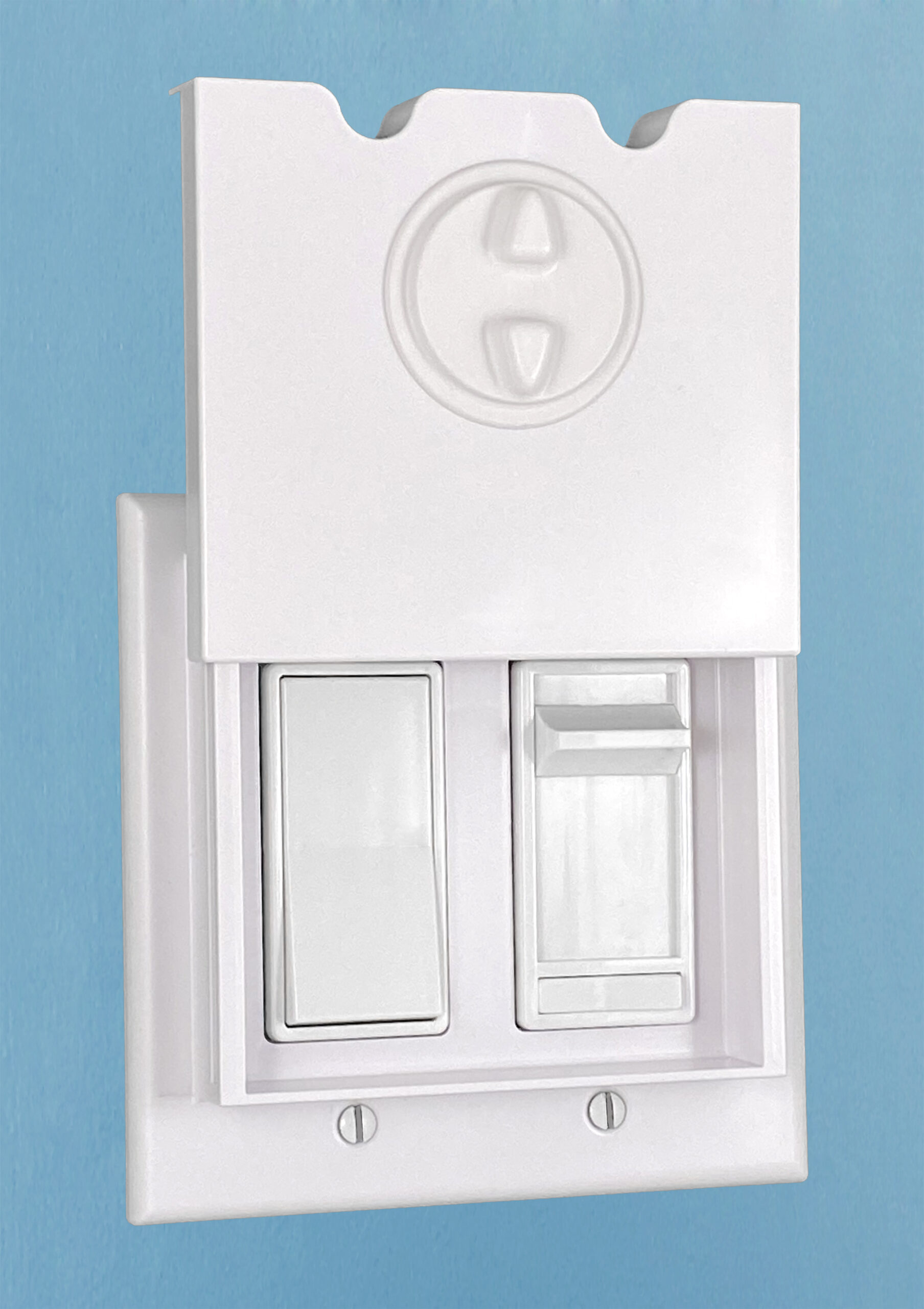 HomeStar Safety Light Switch Guard for Double Rocker Switches