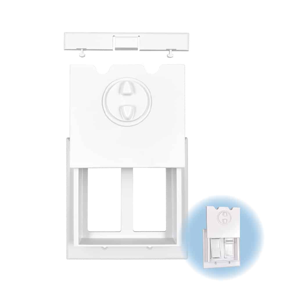 HomeStar Safety Light Switch Guard (Double Rocker Style)