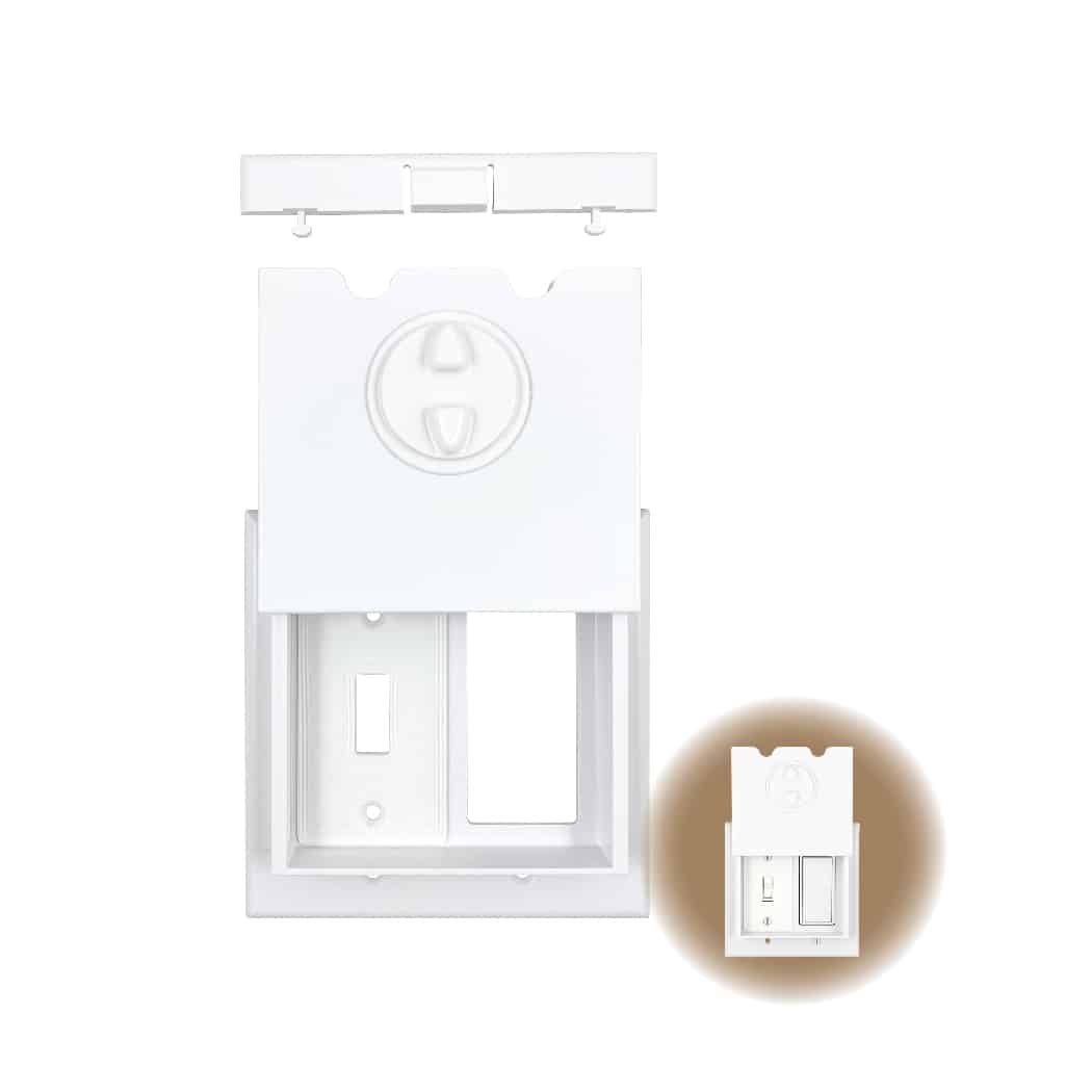 HomeStar Safety Light Switch Guard (Combo Toggle-Rocker Style)